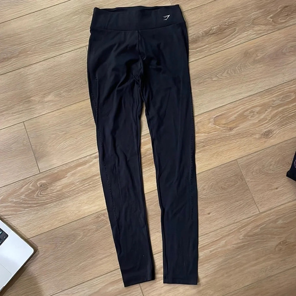 Gymshark Black Training Leggings - Picture 1 of 15
